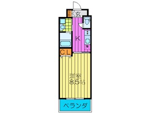 プリヴェ梅園の物件間取画像